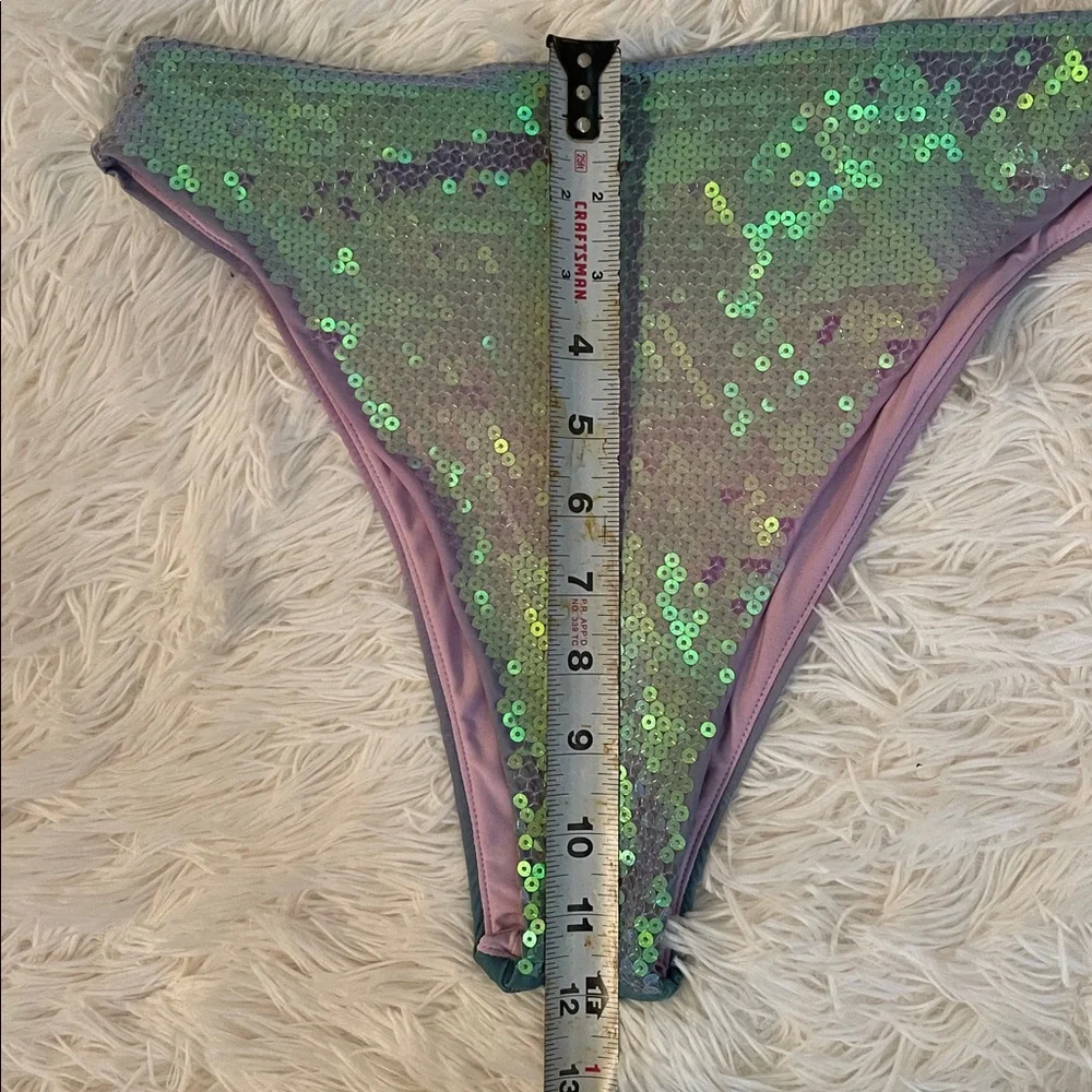 DANNIJO Gianni Bini Multicolor Sequin Bikini Bottom Size Medium NWT - Picture 8 of 8